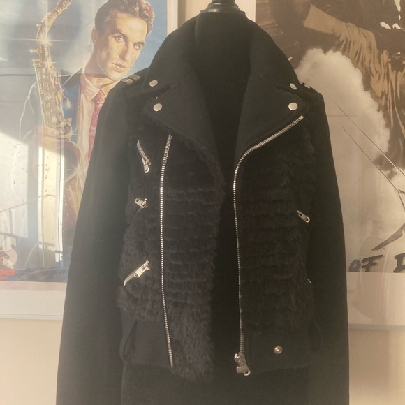 The KOOPLES “Perfecto Drape” Moto Jacket - New with Tags - Picture 8 of 8